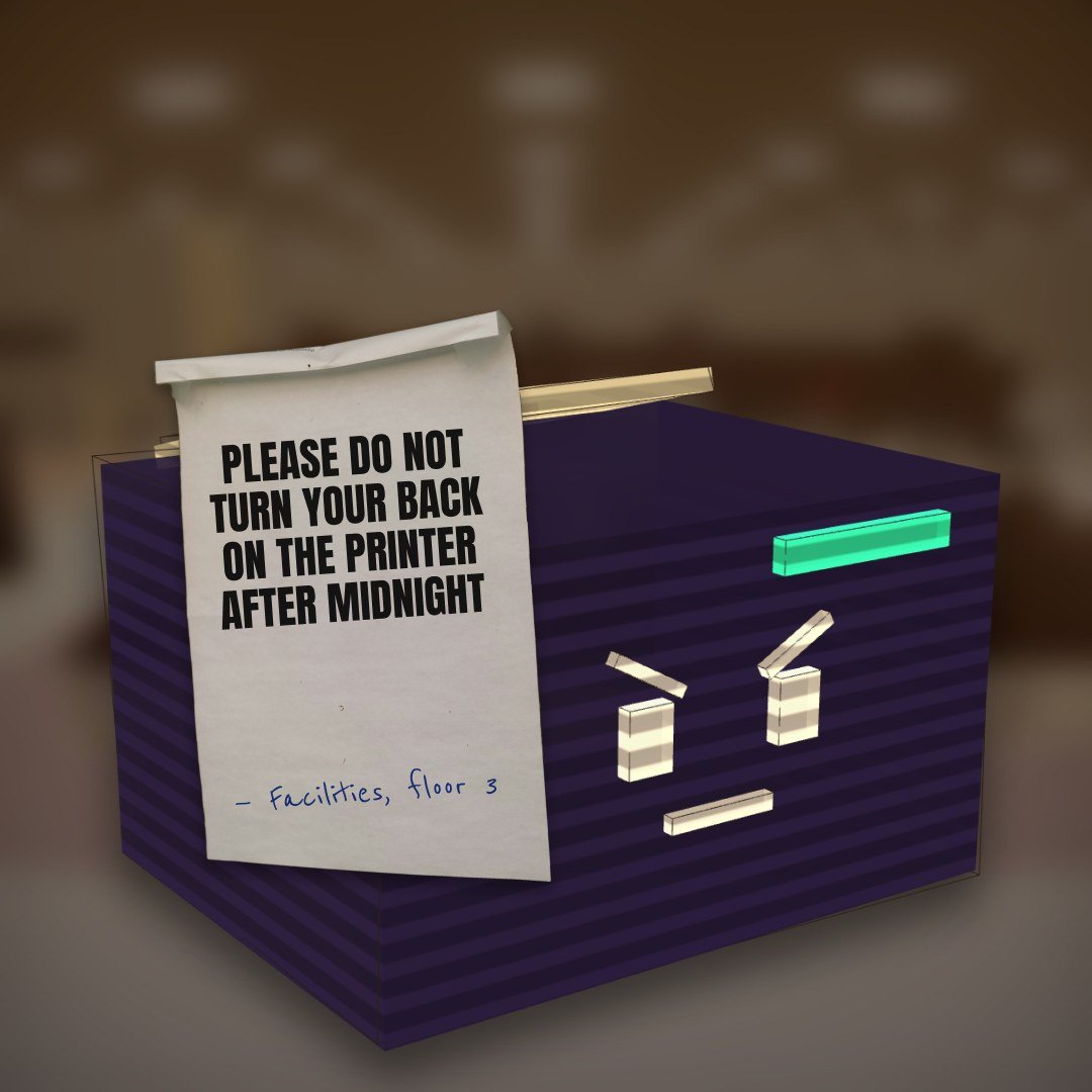 InkFall_Corp's tweet photo. someone taped this to the printer on floor 3 https://t.co/q0R81ioVFM