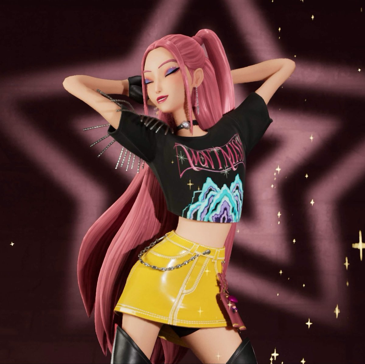 Bluesonic93284's tweet photo. This baddy right here. 🩷🩷🩷

#kpopdemonhunters #mirakpopdemonhunters #sony #sonypicturesanimation #netflix #fortnite #fortnitephotography https://t.co/AKRngSmRRY