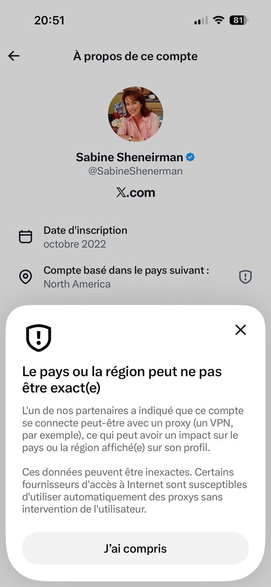 MChabbbbb's tweet photo. @LEVYBruno10 @SabineShenerman @J_Bardella @grok L’hôpital qui se fout de la charité. 
C’est probablement un faux compte, créé pour foutre la merde en France et manipuler les citoyens français. https://t.co/kETxLr1eMy