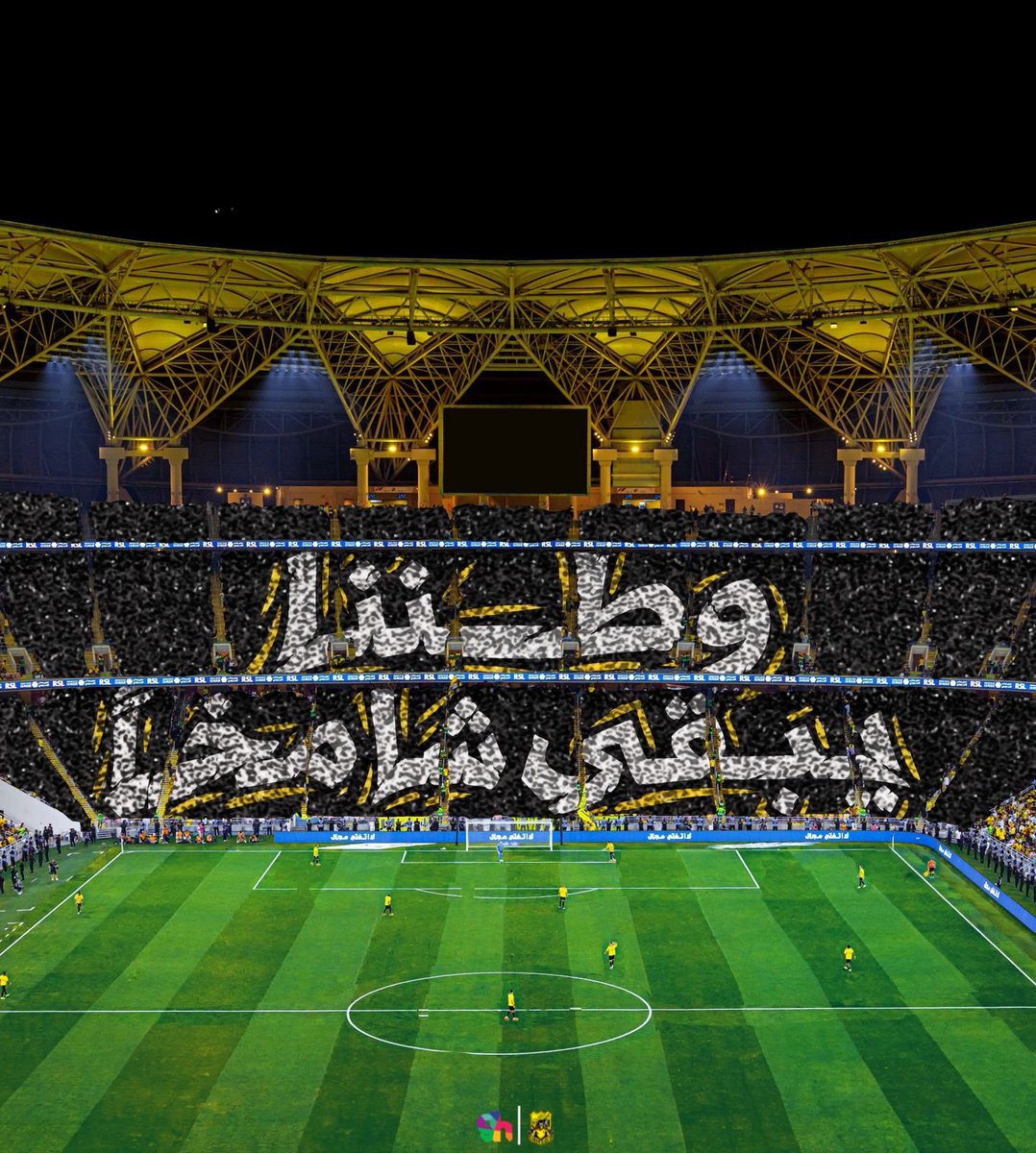 Saif10FC's tweet photo. تيفو الاتحاد (وطننا يبقى شامخا) 🔥🔥🔥🔥🔥🔥🔥🔥🔥🔥🔥🔥🔥 https://t.co/kf482gaa3p