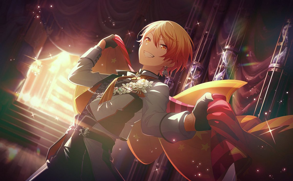 Rem_shiroo's tweet photo. Let's not forget that rui and tsukasa literally COMPLETE EACH OTHER'S RIBBON HERE. THAT'S UNNECESSARILY ROMANTIC. THE SUN AND THE MOON. I'M SO ANNOYING ABT THESE TWO CARDS. https://t.co/Cls2i4Atvv
