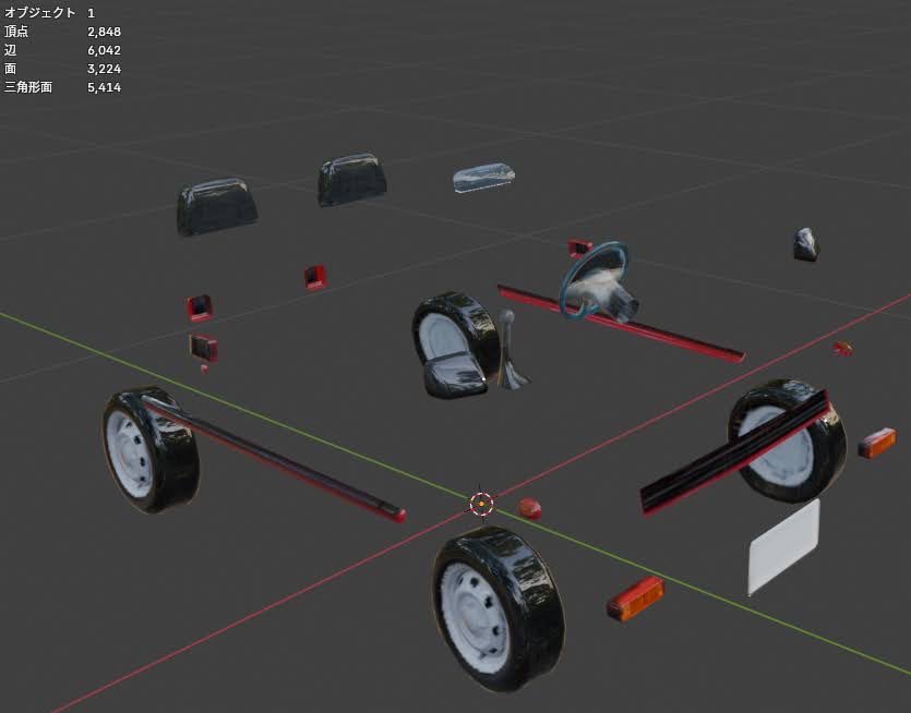 PIKAMOSU's tweet photo. こんにちは。

AIで車の画像生成、
展開図にしてもらい。
3Dモデル、テクスチャを生成、
ローポリゴンで外装、簡単な内装も
用意してくれました。

#Blender https://t.co/FLfMXlNX5e