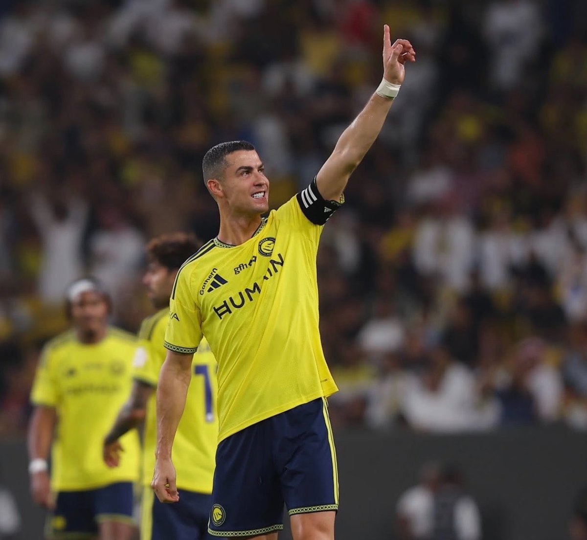 FabrizioRomano's tweet photo. 🤖🇵🇹 Second consecutive goal after the international break for Cristiano Ronaldo with Al Nassr!

981 career goals. 🎞️ https://t.co/B5wqWcdr8d
