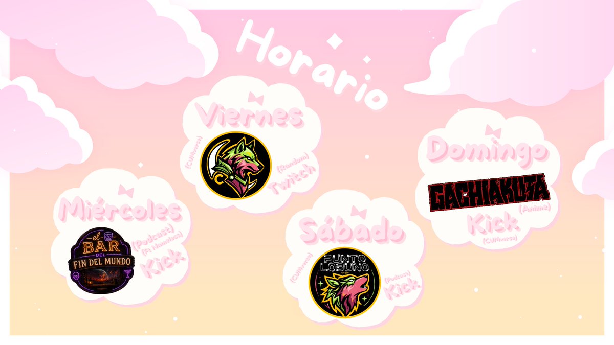 NotKuroTK_1's tweet photo. ~||𝘏𝘖𝘙𝘈𝘙𝘐𝘖 𝘚𝘌𝘔𝘈𝘕𝘈𝘓||~ 📆

LA SEMANA ANTERIOR FUE DURILLA PERO..TOCA SEGUIR CON EL CHISME Y TEORIAS Y WEBONEAR CON EL EQUIPO ☕

ʏᴀ ꜱᴀʙᴇɴ ᴅᴏɴᴅᴇ •×🐺💎×-> 
https://t.co/tYaojKALDb

https://t.co/4sSXzFQm2F
•||𝘕𝘰𝘴 𝘷𝘦𝘮𝘰𝘴 𝘢𝘩𝘪 🕑||• https://t.co/q5tWZyW6tG