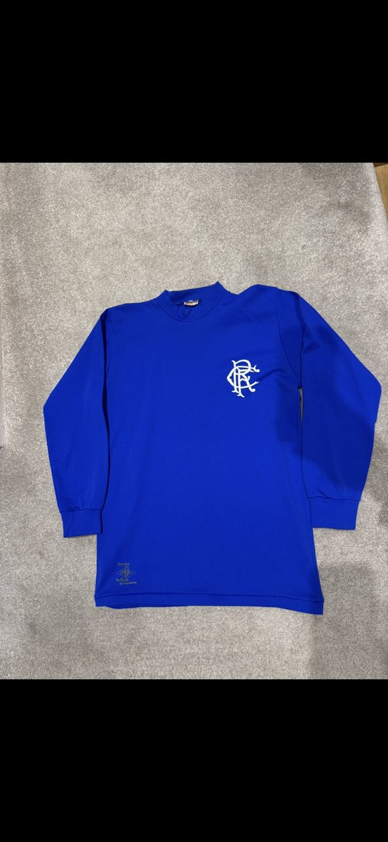 gerscollection's tweet photo. What’s the oldest rangers match worn shirt you have or have seen? Mine is one which belonged to sir Alex Ferguson when he was a Glasgow rangers player late 60s early 70s

Let’s see some pics https://t.co/0r2zePrC8x