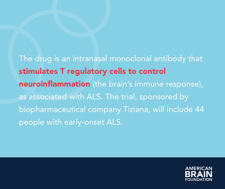 ABFbrain's tweet photo. Suma Babu, MBBS, MPH, and James Berry, MD, MPH, both past recipients of Next Generation Research Grants (in 2019 and 2013) are leading a #ClinicalTrial of the drug #foralumab to treat #ALS. The first three participants have received their first dose. https://t.co/06MA8xmLKR