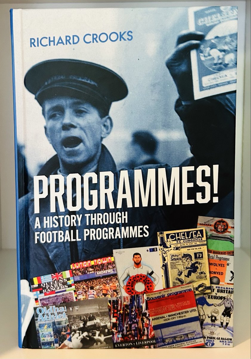 SoccerBooksLtd's tweet photo. *OUT NOW*
Revealing how matchday programmes reflect the social, economic &amp; cultural changes of the last 150 years. Showing how both football &amp; British society have changed through the lens of the humble #matchdayprogramme⚽️📚👇
https://t.co/ZZs1EkTg6E
#footballmemorabilia https://t.co/3yyySZk3QC
