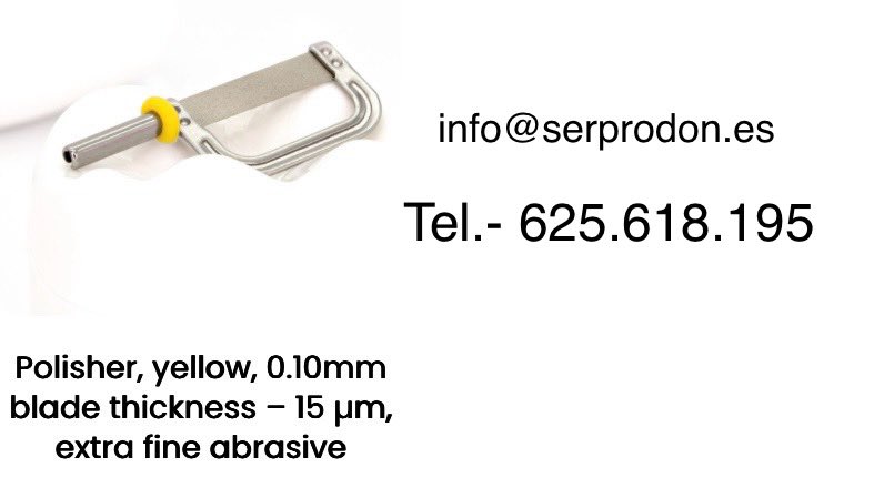 SERPRODON's tweet photo. #Stripping #LimasStripping #MadeGermany #Ortodoncia #Odontologia #ClinicaDental #LaboratorioDental #Serprodon #comprarlimasstrippingEspaña #comprarOrthoStripsOscidentEspaña #OscidentEspaña https://t.co/BgfxhCs30n