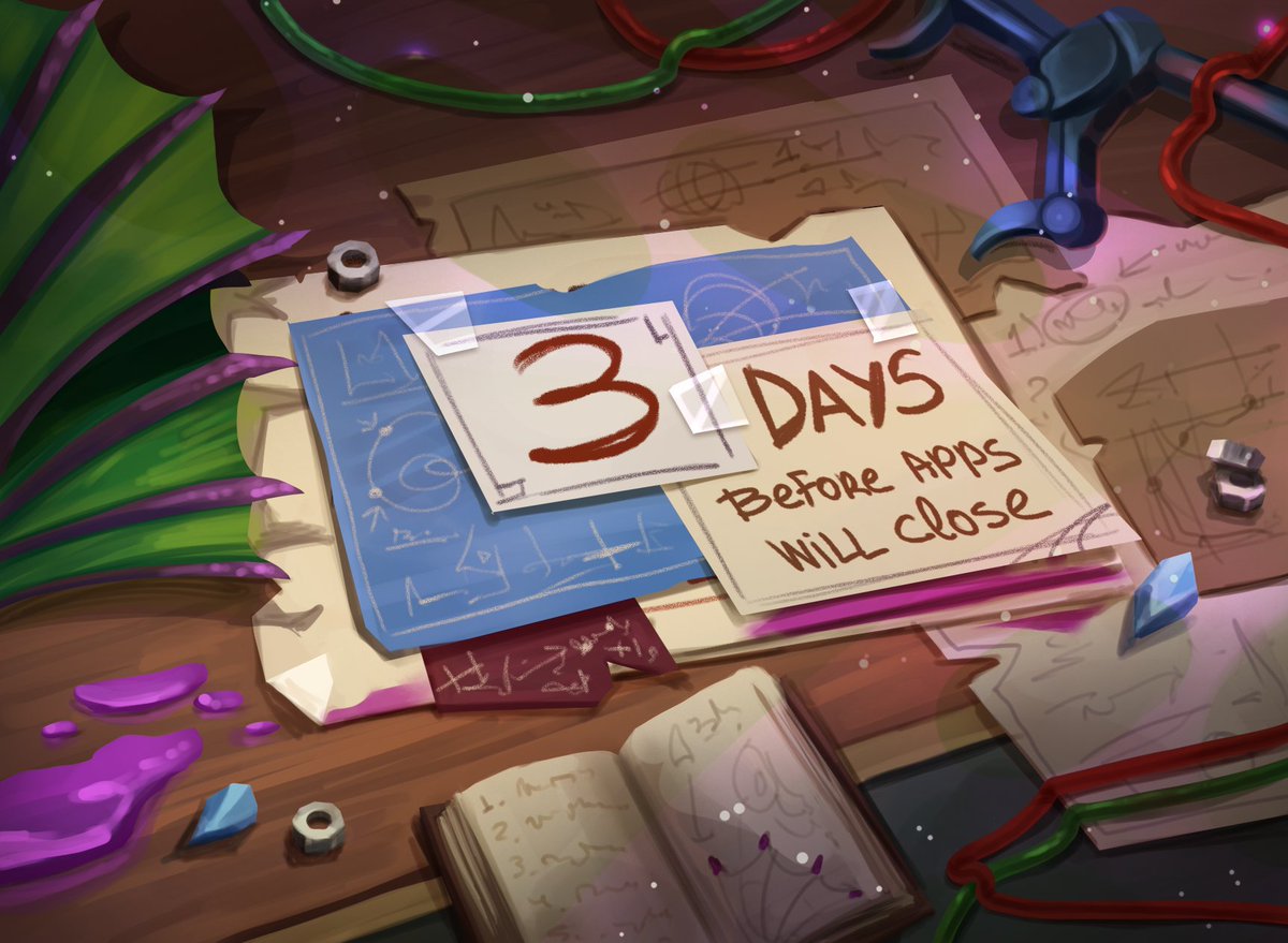 ViktorFanZine's tweet photo. ⚙️𝟑 𝐃𝐀𝐘𝐒 𝐋𝐄𝐅𝐓 𝐓𝐎 𝐀𝐏𝐏𝐋𝐘 ⚙️

We’ve already received portfolios from so many wonderful creators and Viktor fans from all around the world! But could it be that YOU are the one we’re waiting for? 💜

There’s only a little time left to join the project, so don’t hesitate to apply!

We can’t wait to welcome you to our team! 💜💋

ARTISTS
https://t.co/BlG89csH2E

WRITERS
https://t.co/tMPl6YrKYz