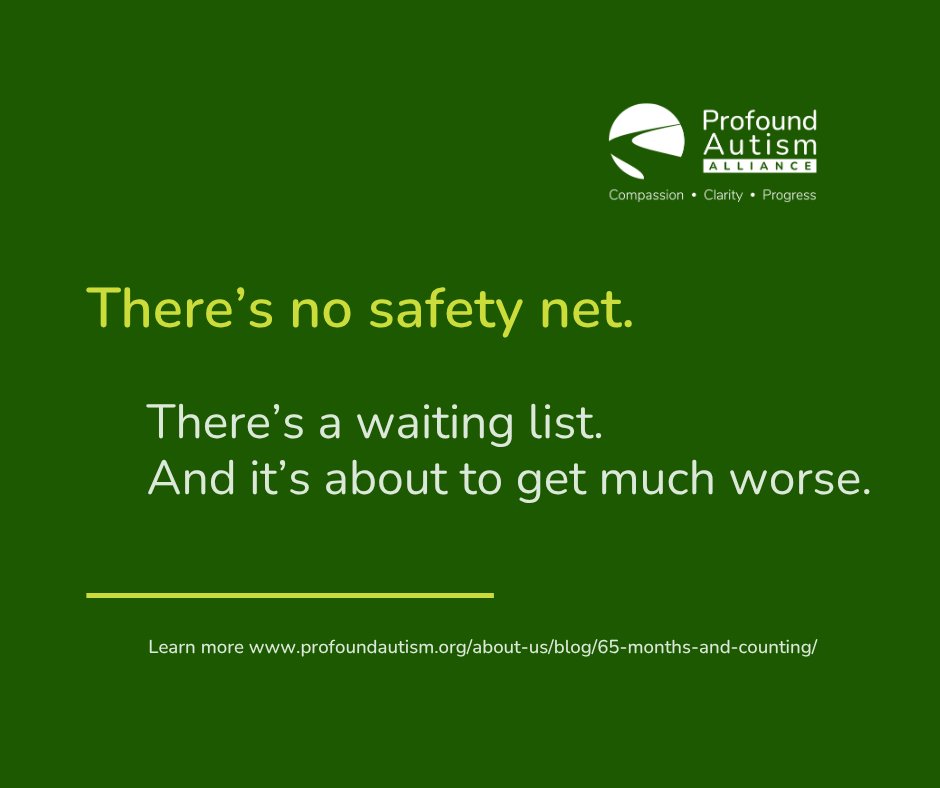 ProfoundAutism's tweet photo. Most families of people with profound autism wait years for Medicaid waiver services. Learn more: https://t.co/QlVaIu8meX #ProfoundAutism https://t.co/eEecgAaBKv