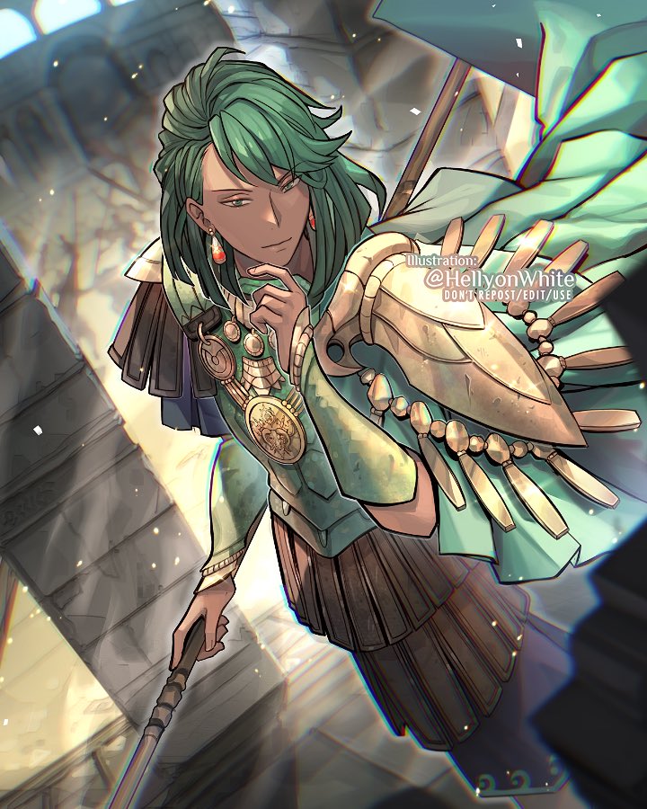 HellyonWhite's tweet photo. The green 💚

Print commissioned by @WillPowerEngel , voice of Creek in Fire Emblem Fortune's Weave! https://t.co/IcjzJUXTOP