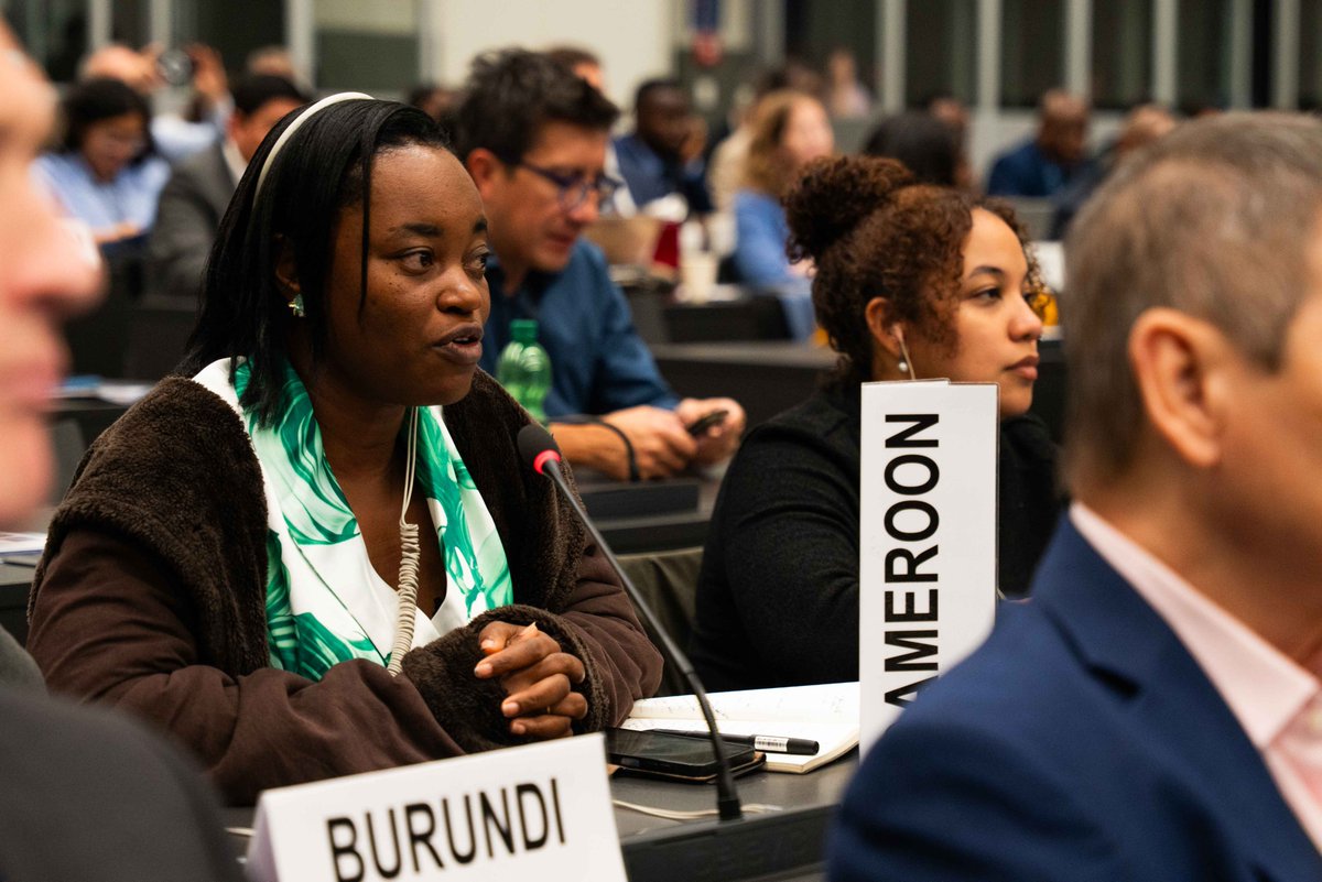 IGFMining's tweet photo. Day 1️⃣ of the #IGFAGM brought together 400 delegates in Geneva!

Under the theme "Trust in an interdependent world", Day 1 opened with the launch of the IGF Mining Academy &amp; covered benefit sharing, global cooperation and national critical minerals strategies. https://t.co/Gx6q8JvwiA