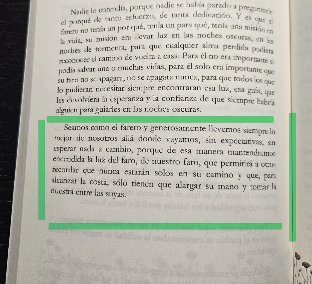 Cementedelibros's tweet photo. Sé como el farero y lleva siempre lo mejor de ti a cada lugar, sin esperar nada a cambio.
Que tu luz sea refugio en los días difíciles y esperanza para quien ha perdido el rumbo.
Gran fragmento de “Cuentos con alma” de Susana Gonzalo de Luis. https://t.co/cwh3iFjMMB