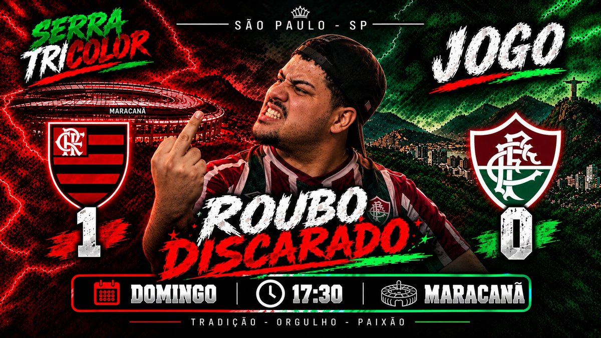 SerraTricolor's tweet photo. Links para o vídeo Pós jogo, abaixo! 👇🏻

https://t.co/au1VSOjcSl
Tik tok

https://t.co/hK54mfSRDo
YouTube 

https://t.co/T5T6TgjlSx
Instagram https://t.co/3ohDy5wG8O