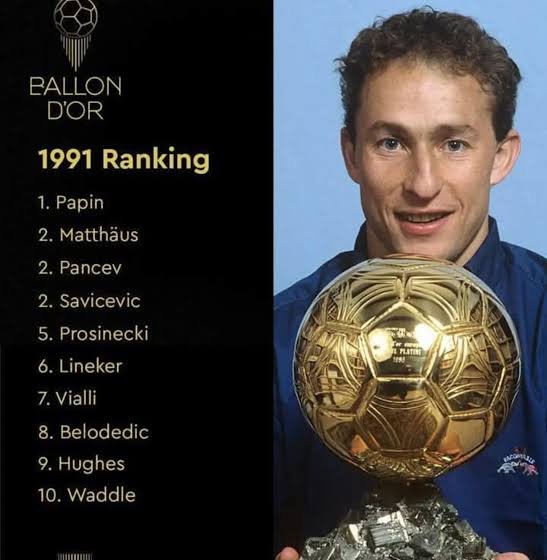BretagneHP's tweet photo. @DominikZboubo @ActuFoot_ Faut revoir un peu  votre culture foot car Papin ne fait pas partie de la génération 98. Et il sait ce qu'est 1 ballon d'or https://t.co/lzX504pmgO