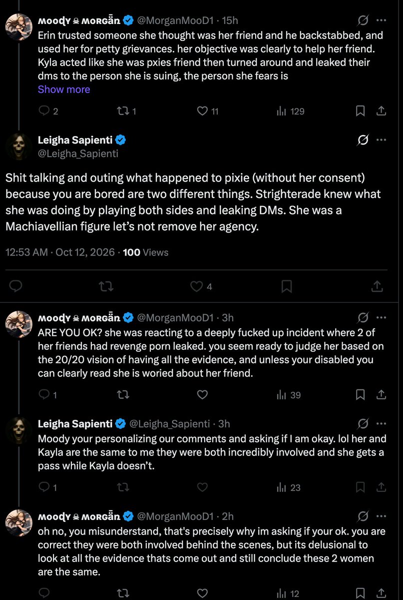 MorganMooD1's tweet photo. Another day! another well earned block from a delusional DeOreo stan and defacto Dgg cultist! https://t.co/JrM2ic4Dpk