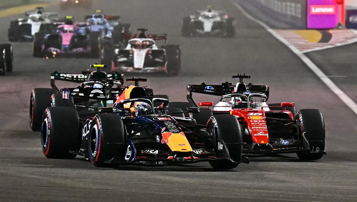 F1GuyDan's tweet photo. 🚨 Red Bull-Ford Powertrains has won as many races (2) as Ferrari power (2) during their first season as an engine builder 

Hell of an achievement for Red Bull https://t.co/UvFod7H0ga