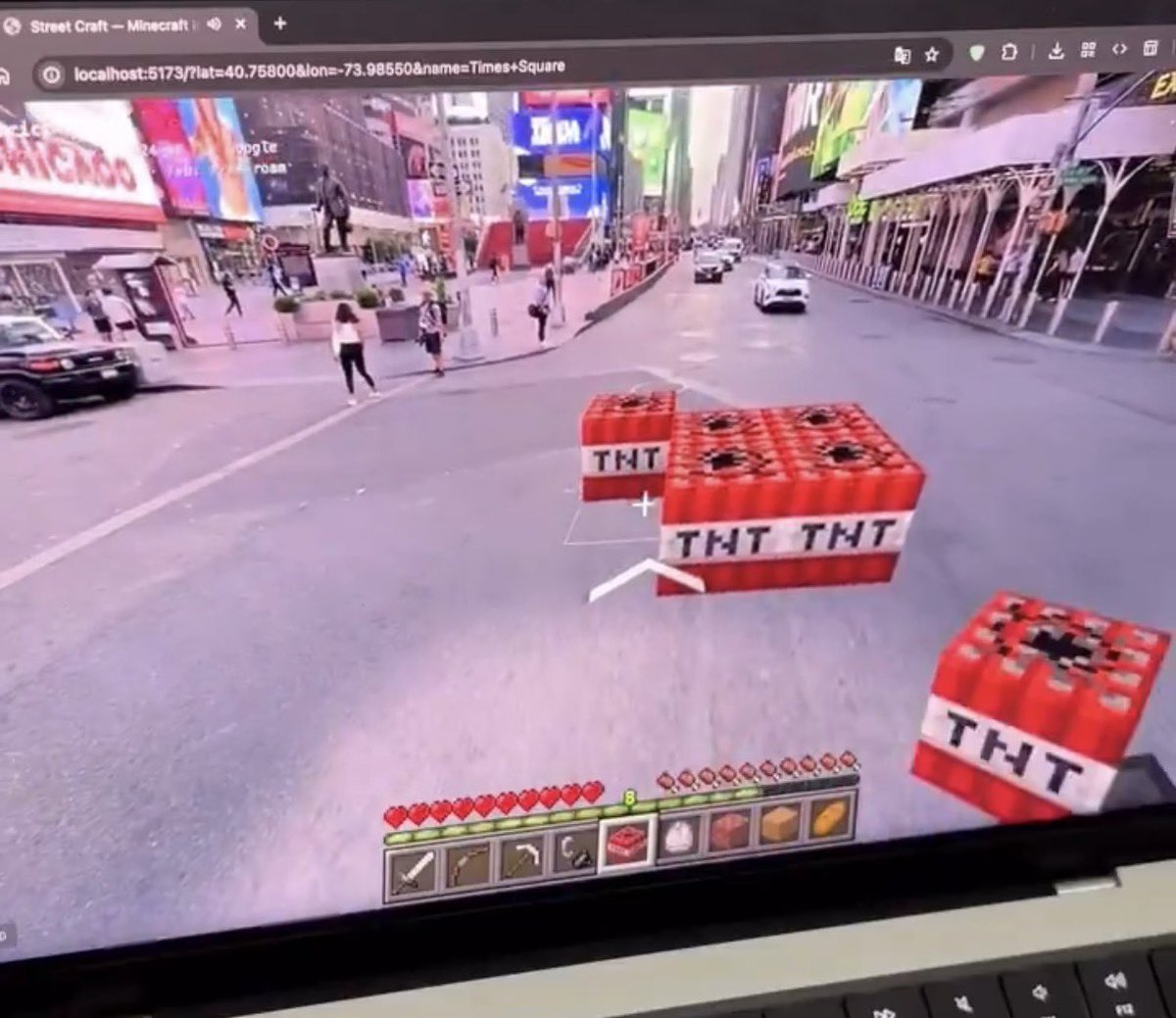 pscldev_pf's tweet photo. OMG I FULLY ONBOARDED THE IRL CRAFT GUY

HE MADE STREETVIEW X MINECRAFT AND ITS CURRENTLY GOING VIRAL

SENDING FEES TO HIS GITHUB

HE WILL POST CA AND WORK WITH US!!

@0xAidanAi https://t.co/17yuXTdywO