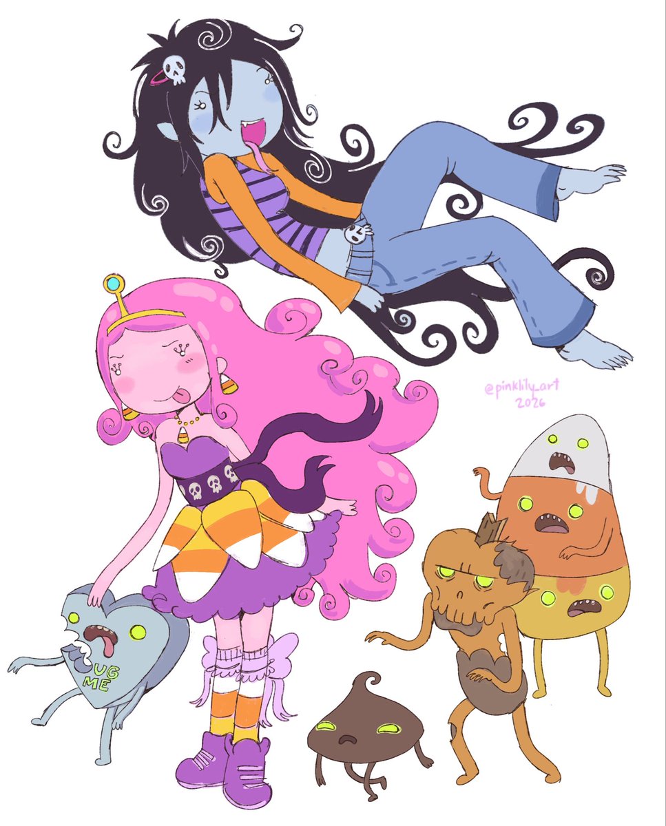 pinklily_art's tweet photo. 🎃🍬 halloween Bubbline https://t.co/OhnKZe4fuR