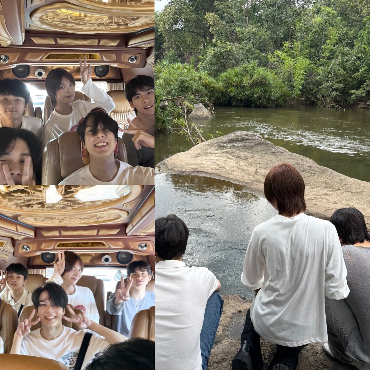 CinemaSerieNews's tweet photo. #DomundiTV realizó un viaje para hacer méritos #Meritmakingtrip viaje religioso y de convivencia participaron
los ships principales de la compañía
#NorthOtto #KengNamping #LatteKim #ThomasKong #TleFirstOne #NetJJ
#TeeTeePor #AuAuSave #CopperFifa
#JTOhm #MaxNat #ทริปทำบุญบ้าง https://t.co/JgfINawlSr