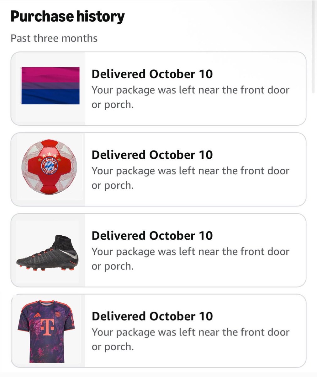 olisecope's tweet photo. hope whoever stole my amazon package is prepared to be michael olise for halloween https://t.co/FORWGv2yK9