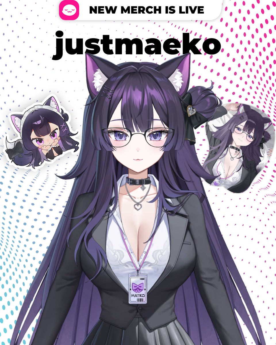 justmaeko_'s tweet photo. 【office maeko x uwumarket】🐾

we have new merch out!
get a booba mousepad with the new outfit and a cute lil sticker of your favorite meow here!

AVAILABLE NOW 🎀
▸https://t.co/RZDvMoz3B1 https://t.co/EbJqJVPonu