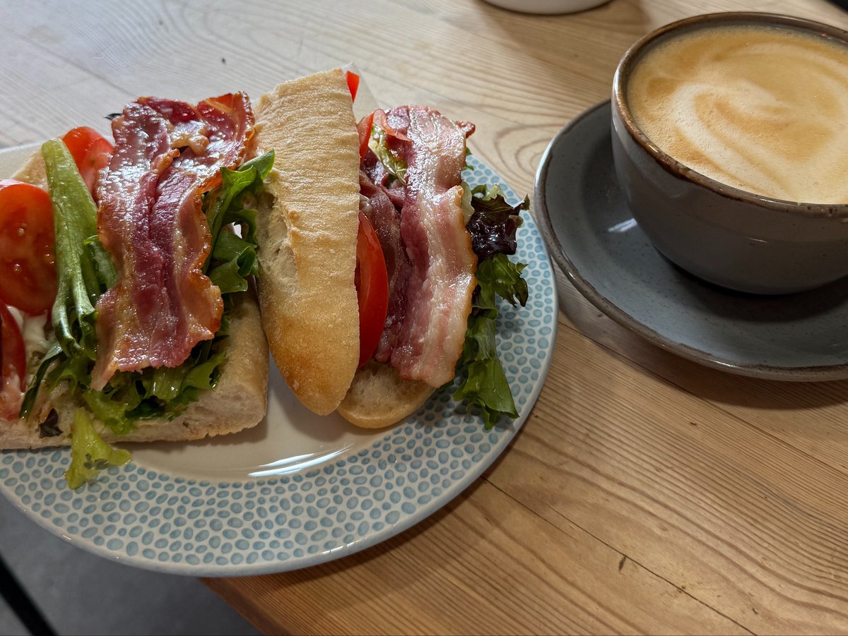 CraigStoneUK's tweet photo. A lovely BLT from the French Weir Cafe. 

A great spot to recharge during your lunch break. 

#Taunton https://t.co/0YgrJVeud1