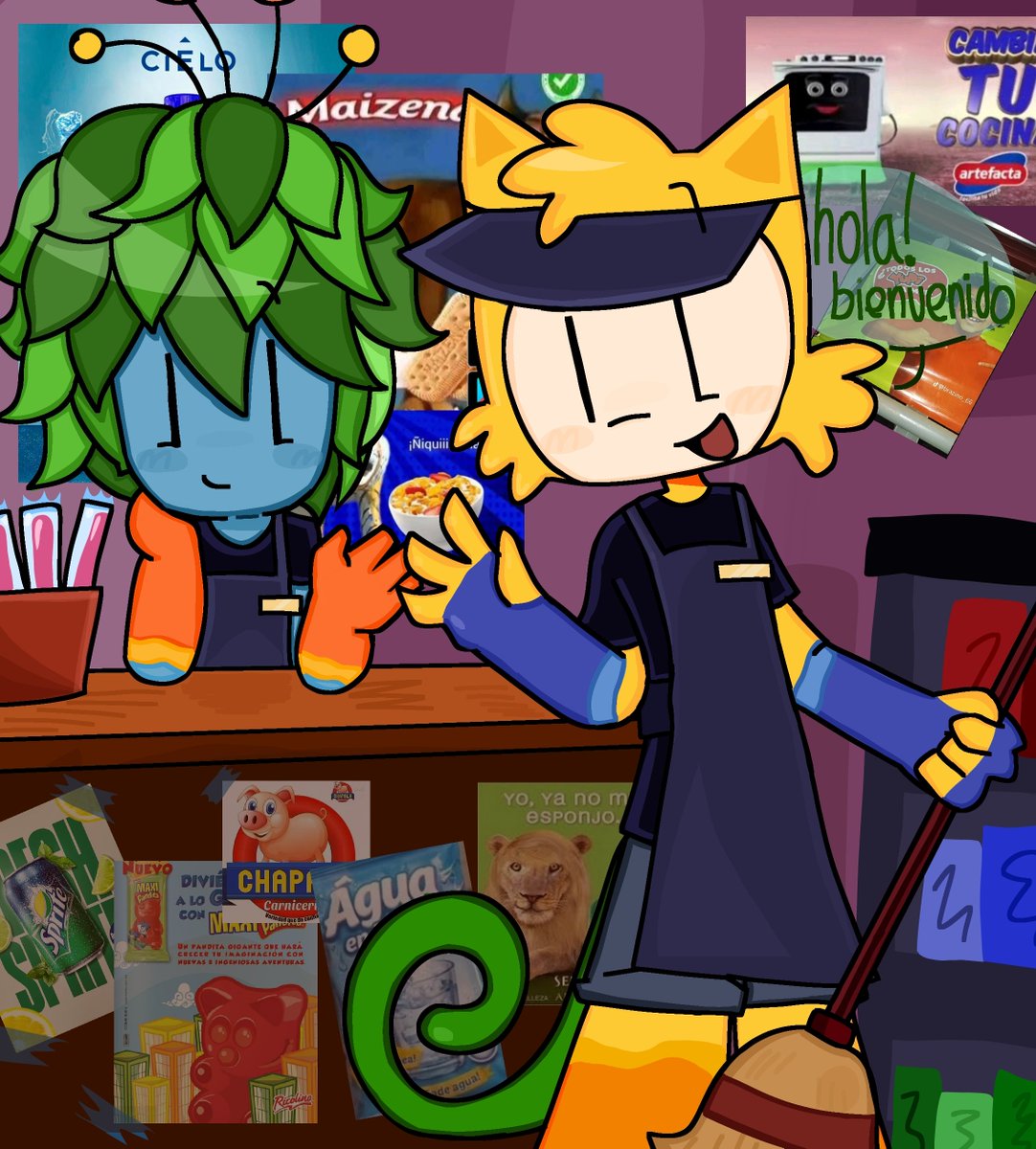 yukita_50's tweet photo. Nose como explicar esto xD pero sepan es para un AU que ando trabajando jejej aún me faltan muchas cosas 😅(son de mis personajes fav de mi AU claro parte de los protas) ;33
#mascotverse
#draw https://t.co/3BE09aMBvz