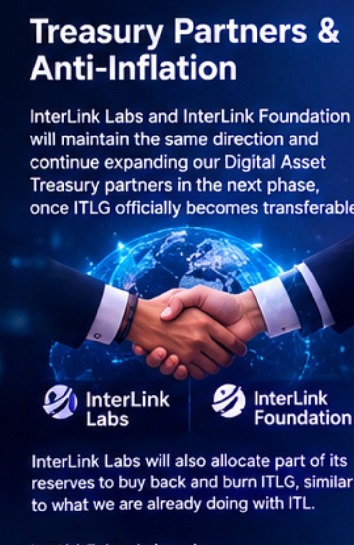 ojoudu's tweet photo. InterLink plans to expand its Digital Asset Treasury partnerships as ITLG moves toward transferability. The next phase will be worth watching.

#InterLink #ITLG #ITL https://t.co/c51oT4L9yv