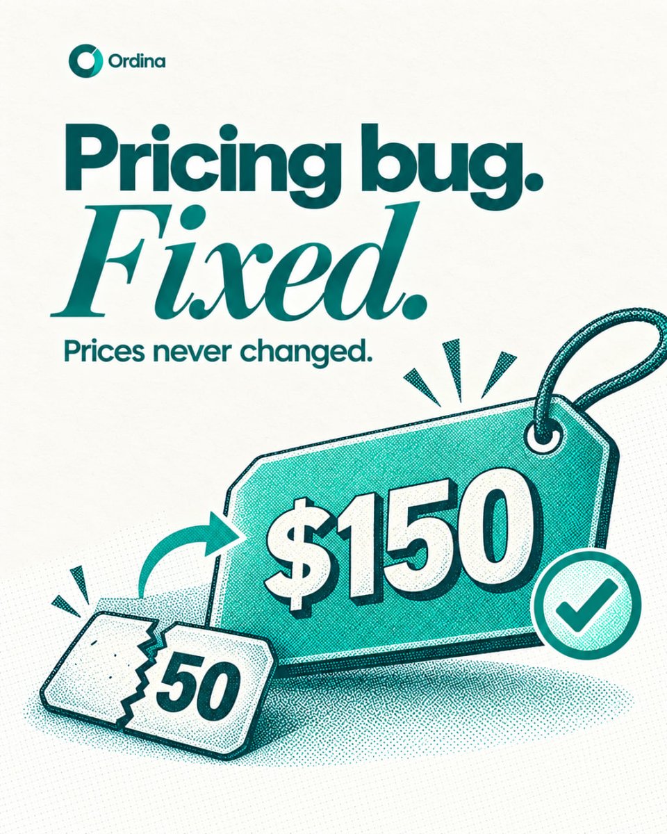 useordina's tweet photo. If you visited https://t.co/2SdbjR0eK1 from other regions mostly the U.S recently, our pricing section may have looked broken. Sorry about that, this was as a result of a recent security update sent out some days ago; we apologize for the inconvenience this may have caused. 

Our prices never changed: 

Pro is $15/month or $150/year, Business $39 or $390. 
It is fixed now; thanks for reporting. We are committed to serving you better.