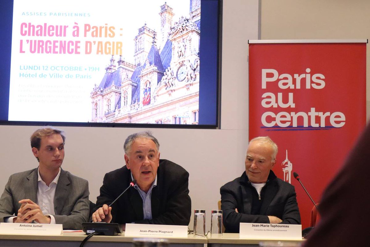 maudgatel's tweet photo. Chaleur à Paris : merci aux participants des Assises parisiennes de @ParisAuCentre. 

Rénovation, rafraîchissement, simplification administrative, lutte contre le bruit, l’urgence d’agir en remettant les citoyens au cœur de l’adaptation. https://t.co/Pj31jaqlep