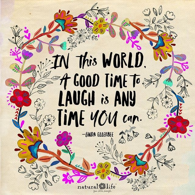 LifeWithJohn's tweet photo. In this world, a good time to laugh is ANY
time you can! - Linda Ellerbee https://t.co/vVtrfR5JOV