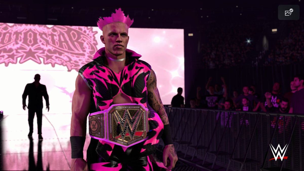 WrestleSpace30's tweet photo. We doing some serious business here 
Also there’s something so satisfying about putting my attires on some caws
#wwe2k26 https://t.co/NIjenmPAoq