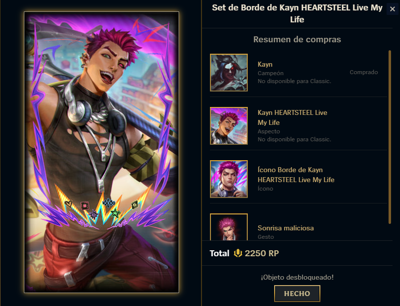 neoo07_'s tweet photo. Tengo 23 años
Me compré el set de borde de Kayn HEARTSTEEL
No “padres ricos”
No “tuve suerte”
Me puse una meta y la alcancé
Disciplina, conciencia y prioridades. https://t.co/6SucdCQOqA