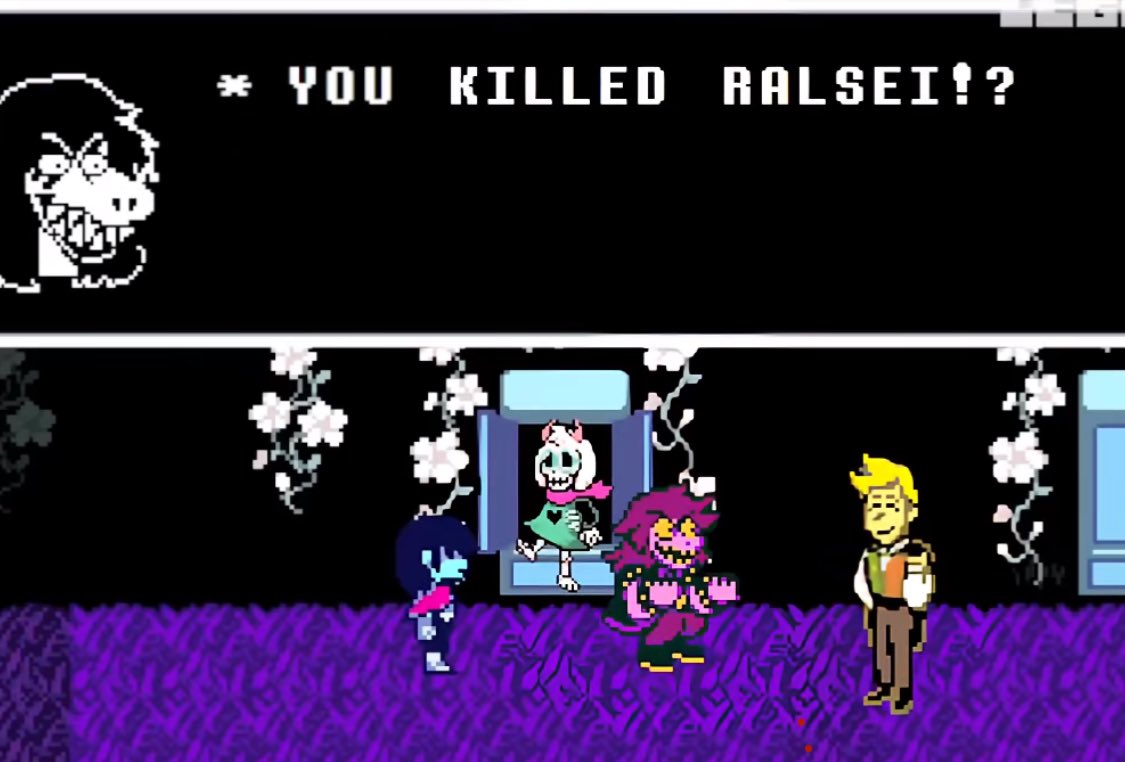 hetaretheo's tweet photo. #deltarune i think its crazy how we just skipped over this in chapter 5 https://t.co/yBs6JSydjr