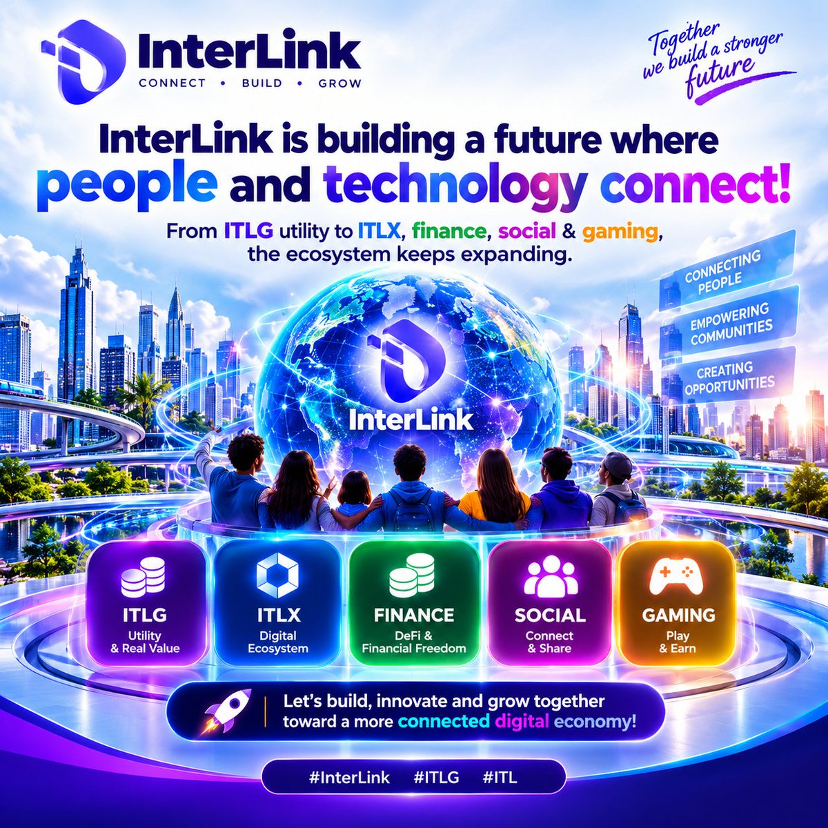 StephenAdeoluA1's tweet photo. 🌐 InterLink is building a future where people and technology connect! 💜

 From ITLG utility to ITLX, finance, social &amp; gaming, the ecosystem keeps expanding. 🚀 

Let's build, innovate and grow together toward a more connected digital economy! 🔗

 #InterLink #ITLG #ITL https://t.co/nWSvjOasNB