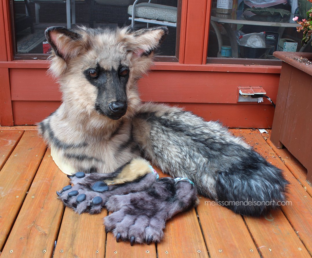 ZulayaWolf's tweet photo. Hyenas! I've made quite a few spotted, but I've also done brown, striped, and an aardwolf to cover the whole hyena family!

I open for new fursuit commissions this Wednesday, October 14! https://t.co/axkm3cvdJx