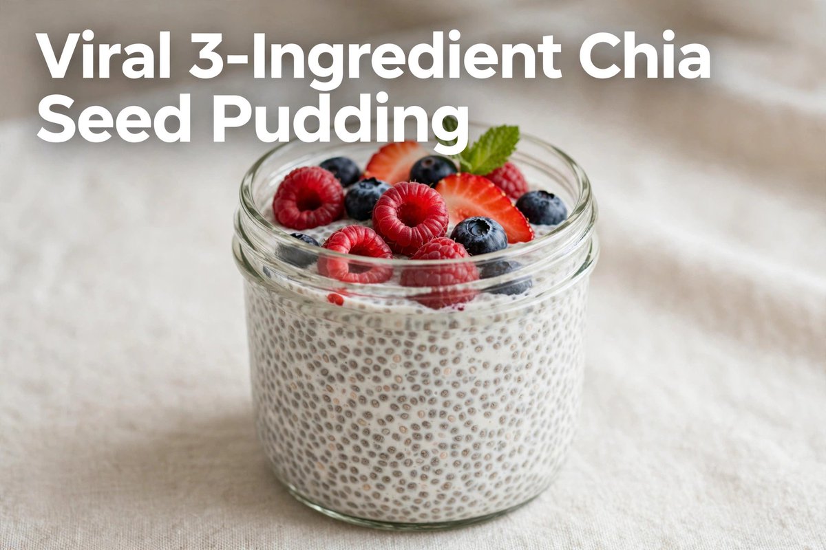 rossaflsa's tweet photo. VIRAL 3-Ingredient Chia Pudding is up 80% on Google US today 🔥

3 tbsp chia seeds
1 cup oat milk
1 tbsp honey
+ berries

Mix. Fridge overnight. Creamy, high fiber, weight loss friendly.

#chiapudding #chiaseeds #viralrecipe #superfood https://t.co/uJddqNvVAG