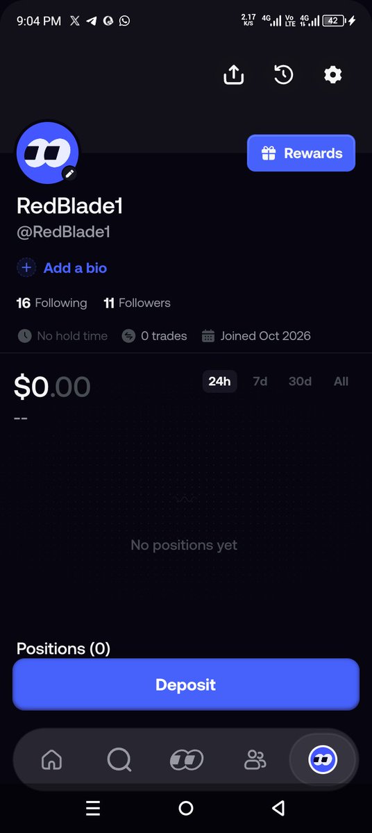 0xRedBlade's tweet photo. Anyone using your code shouldn’t have an empty wallet, @travladd. Bless me with any amount, no matter how small. I’d really appreciate it, and it would help me a lot. My birthday is tomorrow. https://t.co/OFFTSNKZCj