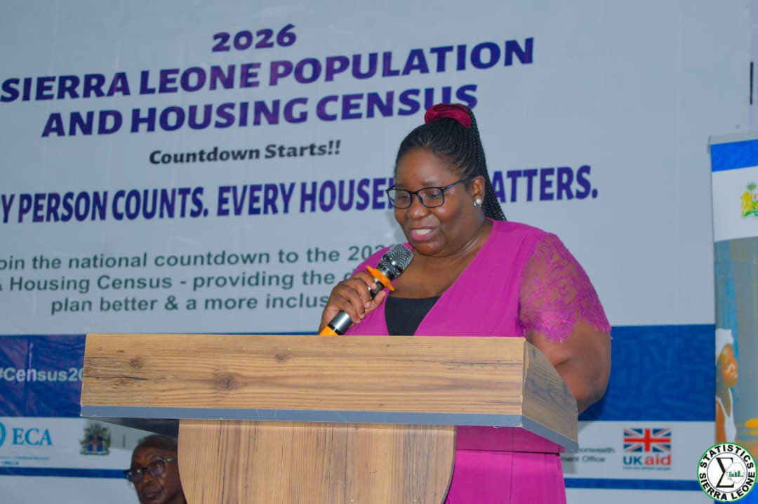 StatsSalone's tweet photo. “A successful census depends on both technical preparation and public cooperation.” — Andrew Bob Johnny, Statistician General, Statistics Sierra Leone.

Watch the full statement by the Statistician General at the 50 Days Census Countdown Event, as preparations intensify for the 2026 Population and Housing Census. 

https://t.co/7XKzpkhbXG

🇸🇱 Census 2026: Leh Den Kont You Ooh!

📅 December 1 – Census Night
📋 December 2 – Counting Begins