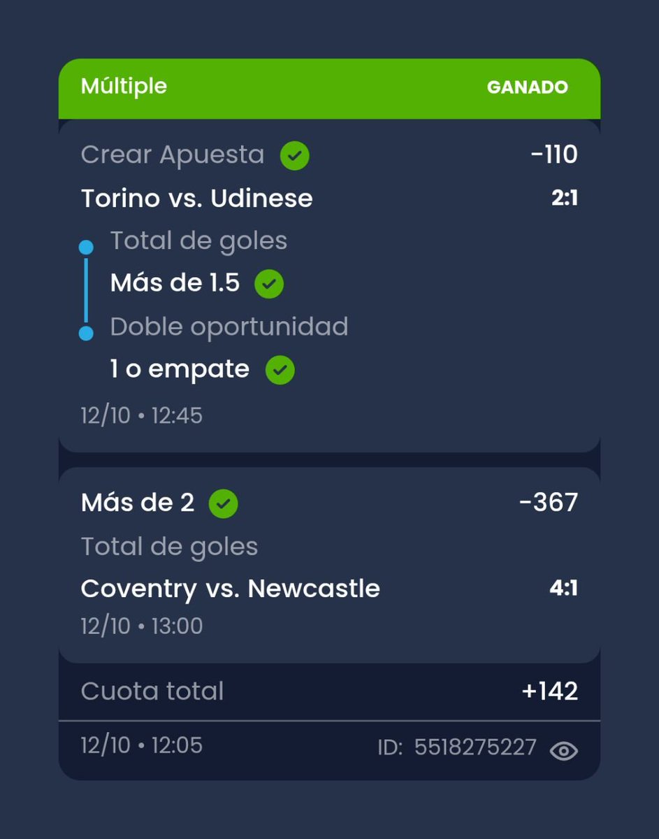 Pickspro_'s tweet photo. Adivinen quién volvió a ganar ? 👀👀

Yo, otra vez volví a ganar 🔥🔥🔥!

Está se las regale por acá, alguien la metió ? ✅

Cómo siempre les digo, acá regalamos dinero 🤯

Tu tipster te mando que ganaba el Newcastle 🤣? https://t.co/7ERvgUnSIU