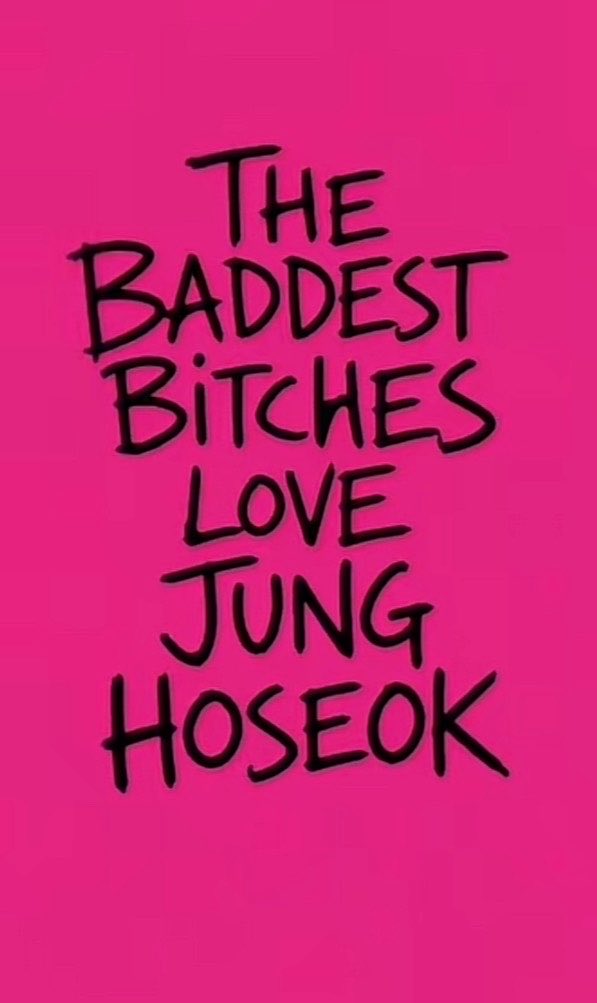 lilycathv's tweet photo. THE BADDEST BITCHES LOVE JUNG HOSEOK https://t.co/hwqIR6f9Gd