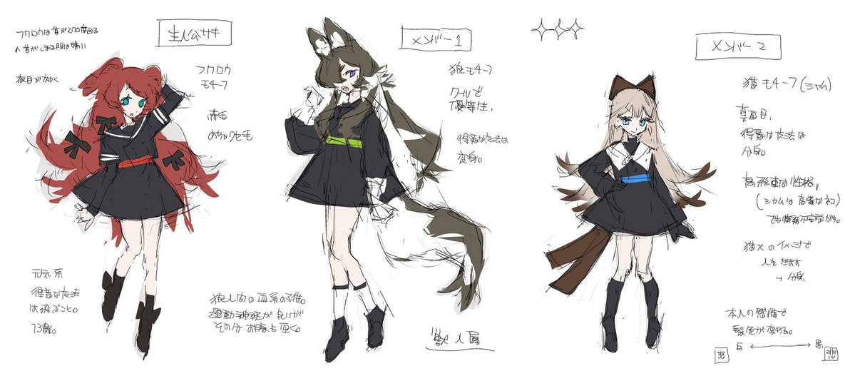 raia_lia_'s tweet photo. 今課題で魔法少女作ってんだ見てくれ https://t.co/Xxr8zPl2dc