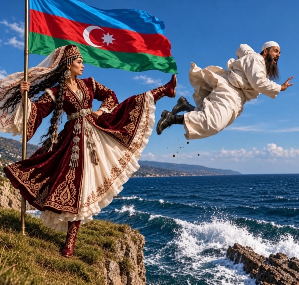 trbioscom's tweet photo. Can Azerbaycan özüne dönüyor! Türkiye Cumhuriyeti ne zaman Araplaşma zincirini kıracak? Türk’ün ülkesi Arap kültürünün gölgesinde değil, Atatürk’ün laiklik ışığında yükselmelidir! https://t.co/bY0tlNrMH0