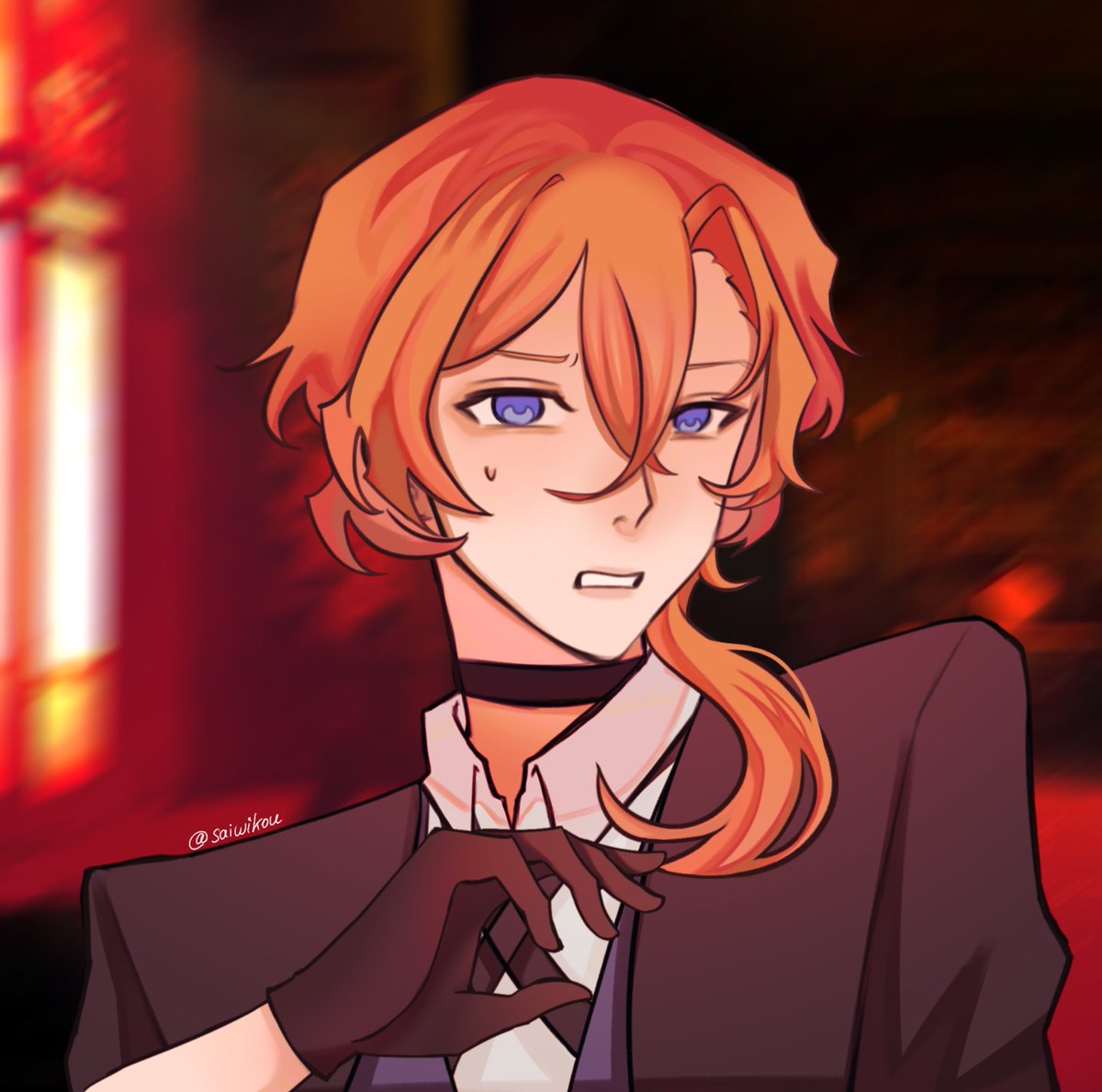 saiwikou's tweet photo. og Chuuya x beast Dazai 🖤
(artworks for the new video I’m working on rn)
#bsd #soukoku #fanart #chuuya #dazai https://t.co/vfGb400I40