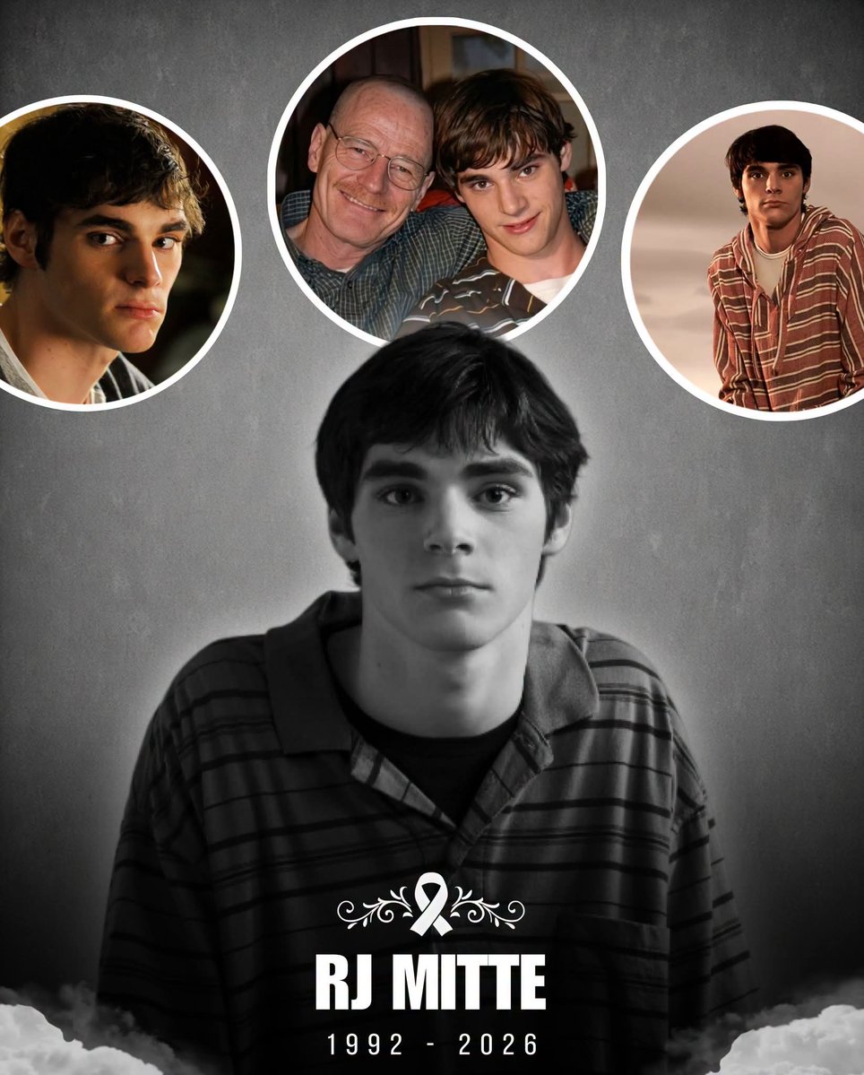 COTM_2's tweet photo. RJ Mitte, quien fue Walter Jr. en BREAKING BAD, ha fallecido hoy. https://t.co/mJ9mrjTqBk