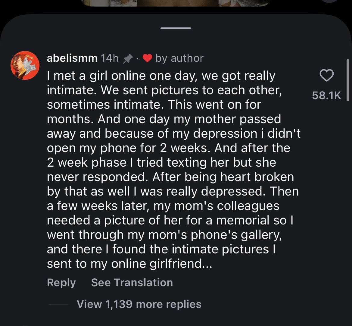 shmllnnn's tweet photo. Darkest 😬 comment i ever seen https://t.co/LF92mGoxVz