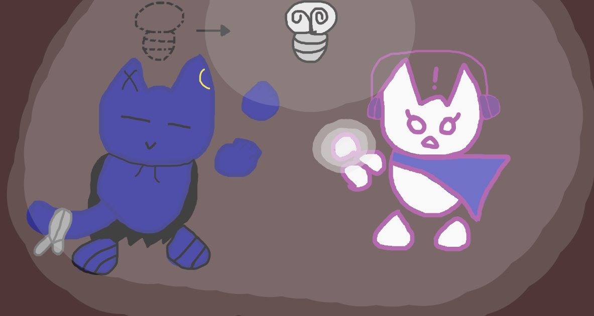 TheCatSony's tweet photo. There We Go!..
Now The Light Bulb Its In The Middle Of Us Floating Or From The Next Panels Or Drawings..
A Better Lightsource I Can Say!
Now We Can Explore This Cave Without To Worry About The Dark Mysterys It May Hold
Lets Find Red! https://t.co/GjAxc5H1Oa