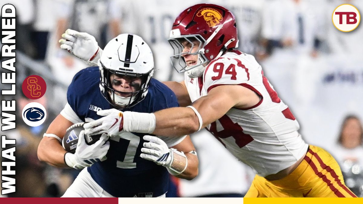 GabeGreenleeCFB's tweet photo. What We Learned From USC 31 Penn State 23 https://t.co/FfPXbvZGph via @YouTube https://t.co/rEaZSzGWlz