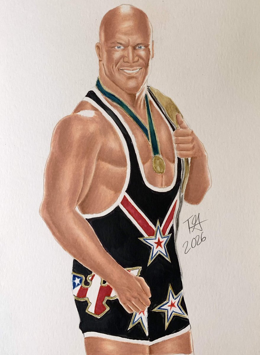 studio_tg3's tweet photo. Kurt Angle fanart #KurtAngle #Fanart #WWEArt #WWEFanart #RuthlessAggression #Smackdown https://t.co/4anSsfv3ff